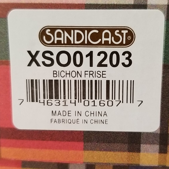 Sandicast Bichon Frise Christmas Ornament - Picture 3 of 9